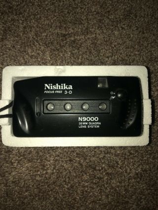 Nishika N9000 3d 35mm Quadra Lens Film Camera N - 9000