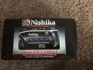 Nishika N9000 3D 35mm Quadra Lens Film Camera n - 9000 5