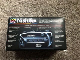 Nishika N9000 3D 35mm Quadra Lens Film Camera n - 9000 6