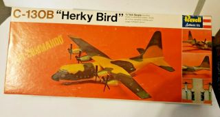 1/144 Revell C - 130b Usaf Herky Bird,  Vintage Model Kit,