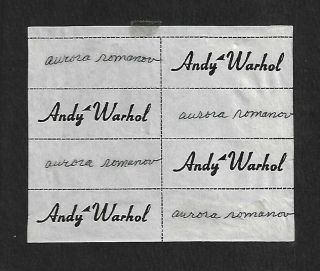 THE PHILOSOPHY OF ANDY WARHOL (FROM A TO B).  SIGNED WITH SOUP CAN DRAWING 3