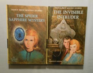 Nancy Drew Mystery Stories 45 - 48 Vintage Yellow Spine Hardcovers Carolyn Keene 5