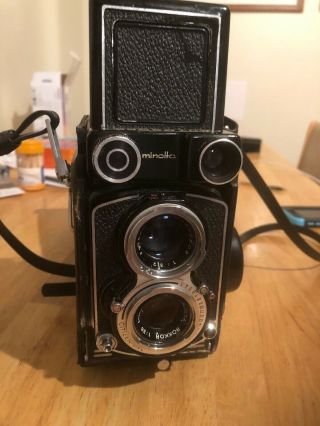 Minolta Autocord Cds Tlr Camera,  Rokkor 75mm F/3.  5 Lens From Japan 1772