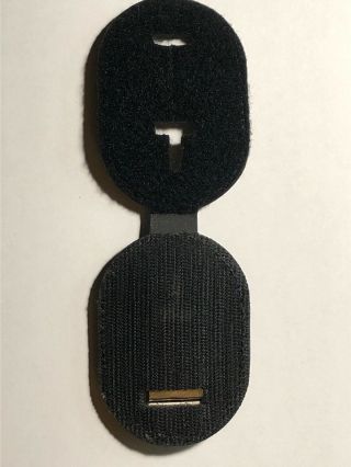 Vintage Pando Leather Belt Clip Holder for Police Shield Badge - Made In USA 4