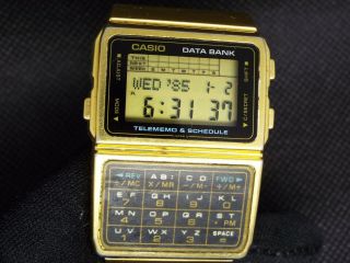 Casio Vintage Digital Watch Dbc - 610 676 Calculator Data Bank 80s Korea