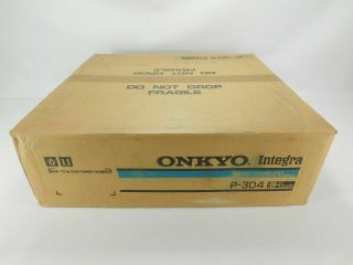 Onkyo Integra P - 304 Stereo Preamplifier W/ Box