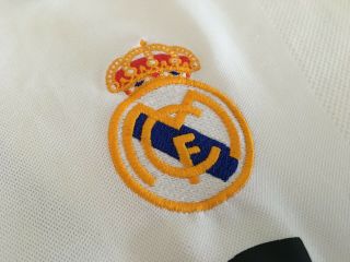 Real Madrid 2002/03 Portillo Home Football Shirt XL Adidas Vintage Soccer Jersey 2