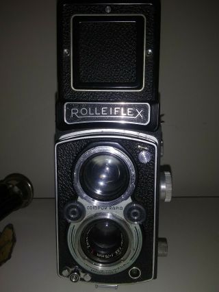 Rolleiflex Franke & Heidecke Brauschweig Camera,  Zeiss - Opton Tessar Germany