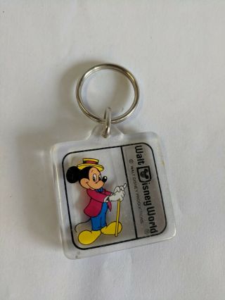 Vintage Keychain Walt Disney World