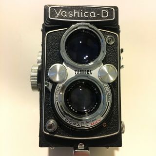 Yashica D Tlr 120 Film Medium Format 6x6 Camera W/ 80m F/3.  5