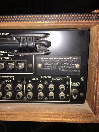 marantz Stereophonic receiver Model 2285B 6