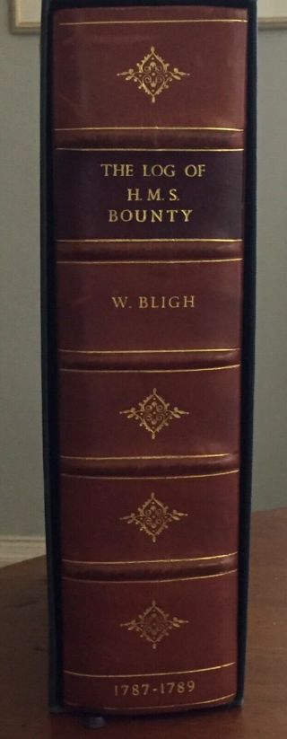 William Bligh,  The Log Of The Hms Bounty,  Facsimile Published In 1975.