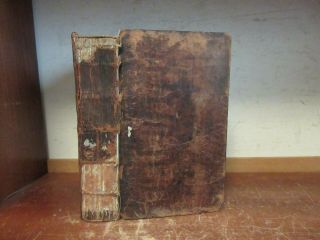 Old Summa Saint Thomas Leather Book 1764 Catholic Theology Angel Scripture Bible