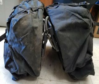 VTG PURSUIT Panniers Bike Touring Bicycle Saddle Bags Set Large w/ Pockets 8