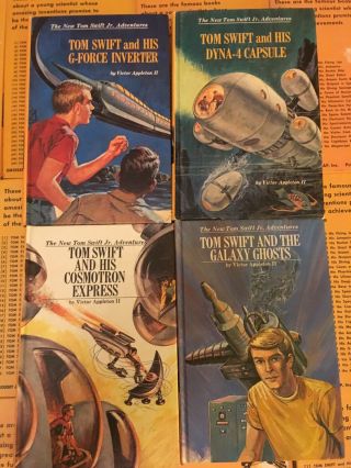 ALL Tom Swift Jr Books Victor Appleton II HB PC Sci - fi Titles 1 - 33 4