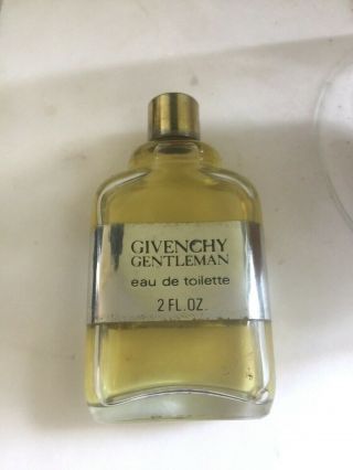 Givenchy Gentleman Eau De Toilette 2 Fl Oz.  Vintage Fragrance 90 Full