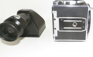 Hasselblad 500 CM Camera Body Medium Format SLR / HC - 4 Prism Finder West Germany 12