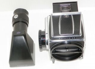 Hasselblad 500 CM Camera Body Medium Format SLR / HC - 4 Prism Finder West Germany 2