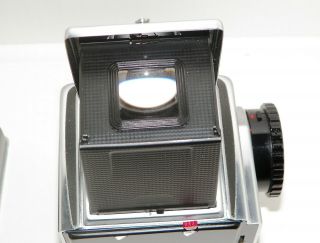 Hasselblad 500 CM Camera Body Medium Format SLR / HC - 4 Prism Finder West Germany 5