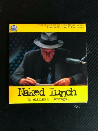 Press Review Promo Demo Disc - William Burroughs,  The Naked Lunch Audiobook