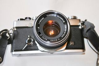 Vintage Olympus 35MM Film Camera with Olympus 50mm Auto - S 1:1.  8 Lens PARTS 2
