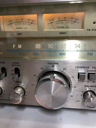 Sansui G - 8000 Full Power Stereo Receiver,  Powers On,  Heavy 3