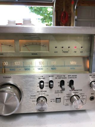 Sansui G - 8000 Full Power Stereo Receiver,  Powers On,  Heavy 4