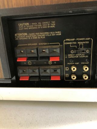 Sansui G - 8000 Full Power Stereo Receiver,  Powers On,  Heavy 9