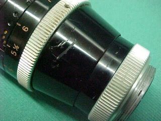 Kern Paillard Yvar 1:2,  8 F=75mm AR Film Movie Camera Lens Bolex Switzerland 6