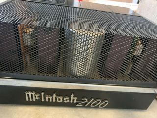 McINTOSH MC - 2100 Stereo Amplifier 105 W/ch Autoformers - Made in NY,  USA 9