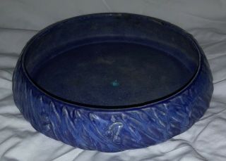 Vintage Australian Pottery Melrose Ware Round Float Vase Or Bowl - Approx.  23cm
