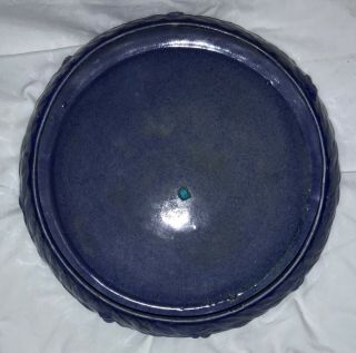 Vintage Australian pottery Melrose Ware round float vase or bowl - approx.  23cm 2