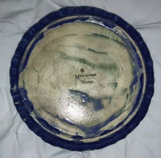 Vintage Australian pottery Melrose Ware round float vase or bowl - approx.  23cm 3
