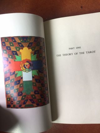 Rare The Book Of Thoth Tarot Aleister Crowley OCCULT Witchcraft Magick Softcover 3