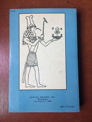 Rare The Book Of Thoth Tarot Aleister Crowley OCCULT Witchcraft Magick Softcover 5