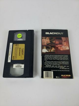 Blackout VHS Vintage Horror Sci - Fi 2