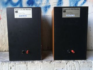 Rogers LS3/5A LOW SERIAL BBC 15 ohm studio monitor speakers 2