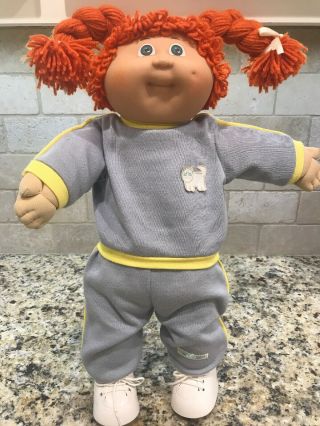 Vintage 1980s Cabbage Patch Kids Redhead Doll Made In Spain