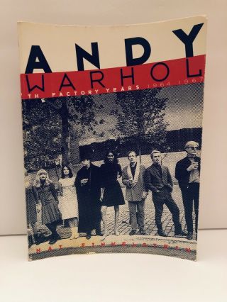 Nat Finkelstein / Andy Warhol The Factory Years 1964 - 1967 2000 1st Ed Signed
