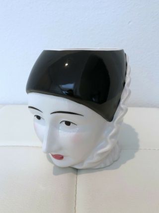 Vintage Taste Setter Sigma Pierrot Ceramic Mime Clown Cup Mug Pottery Porcelain