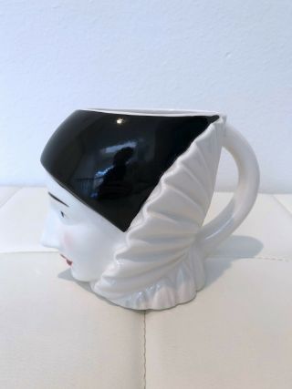 VINTAGE TASTE SETTER SIGMA Pierrot Ceramic Mime Clown Cup Mug Pottery Porcelain 2