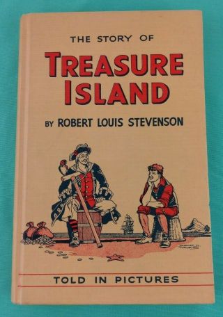 Treasure Island By Robert Louis Stevenson Illustrated Vintage Book