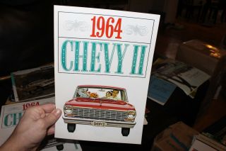Vintage Chevrolet Chevy Ii / Nova 1964 Sales Brochure 64 Dealer Halloween