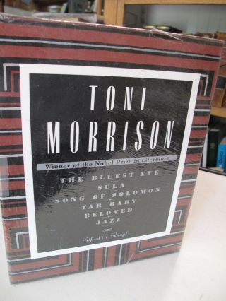 Six Novels Toni Morrison 1994 Slipcase Set 6 Books Each Signed Bluest Sula Etc 4