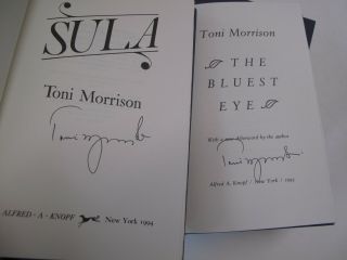 Six Novels Toni Morrison 1994 Slipcase Set 6 Books Each Signed Bluest Sula Etc 8
