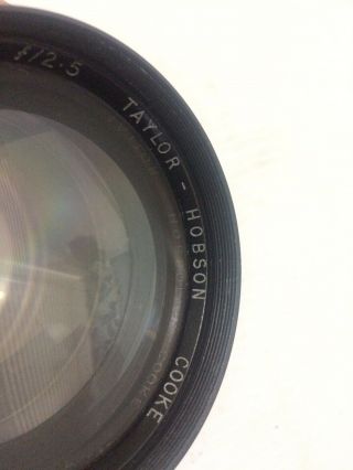 GRAFLEX SERIES C SLR CAMERA with F/2.  5 Taylor - Hobson Cooke Lens 11