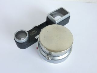 Ernst Leitz Wetzlar Summaron 3.  5cm f/3.  5 Lens & Goggles Leica M Mount 12