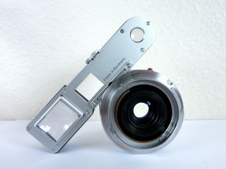 Ernst Leitz Wetzlar Summaron 3.  5cm f/3.  5 Lens & Goggles Leica M Mount 2