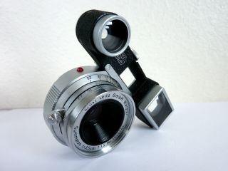 Ernst Leitz Wetzlar Summaron 3.  5cm f/3.  5 Lens & Goggles Leica M Mount 4