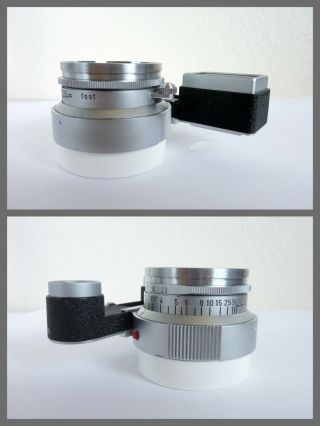 Ernst Leitz Wetzlar Summaron 3.  5cm f/3.  5 Lens & Goggles Leica M Mount 6